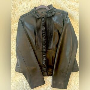 Elie Tahiri Leather Biker Jacket